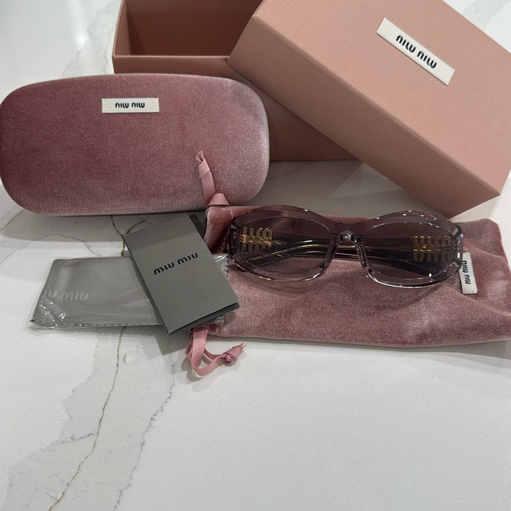 Miu Miu Women’s 59mm Sunglasses. Never Worn. Original Everything including Tags